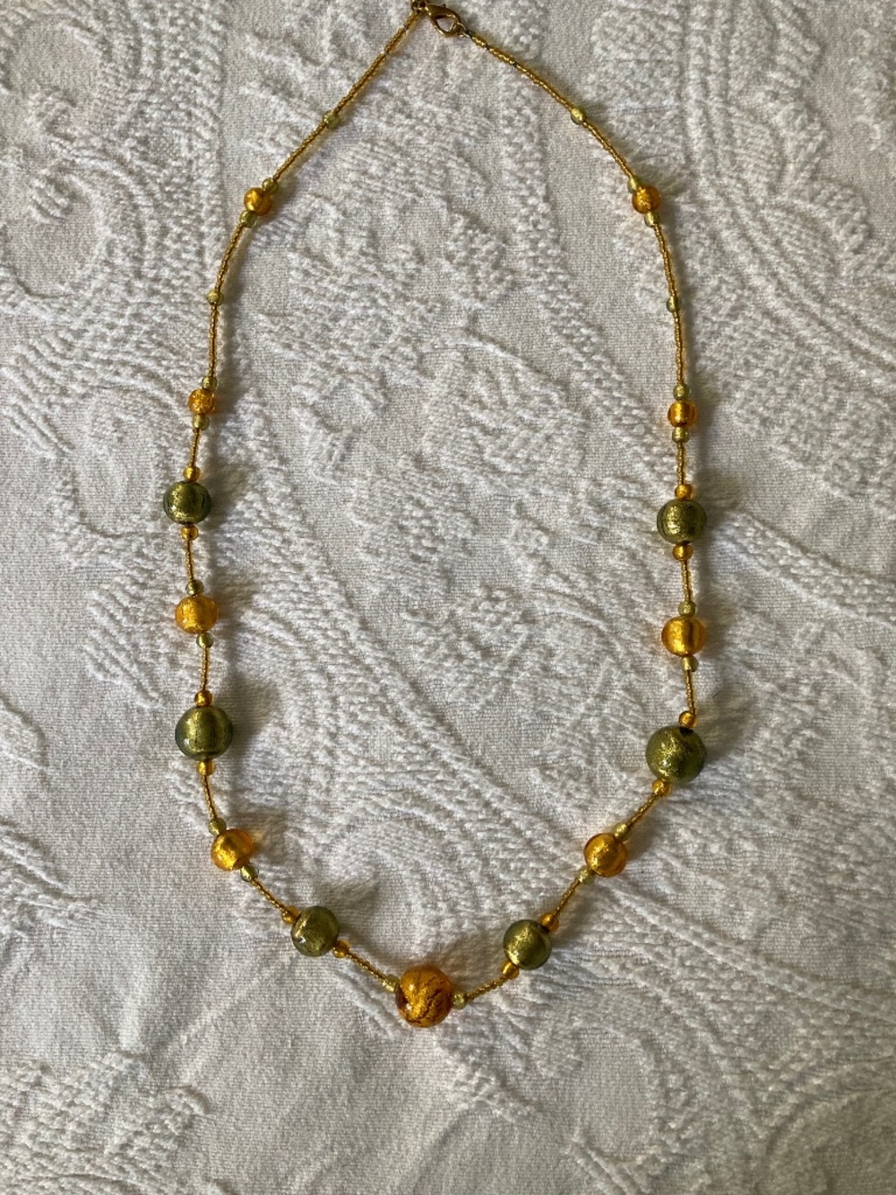 Antica Murrina Murano Glass Beaded Necklace Vintage
